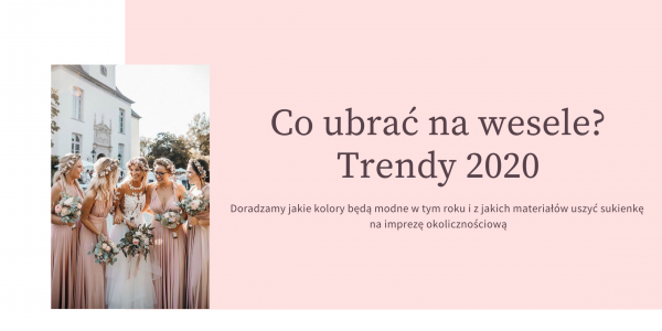 What to go to a wedding? Trends 2020