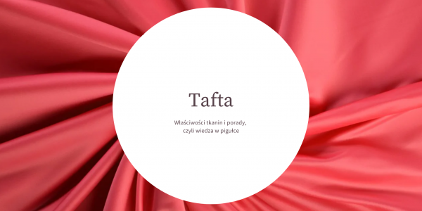 Taffeta as evening fabric