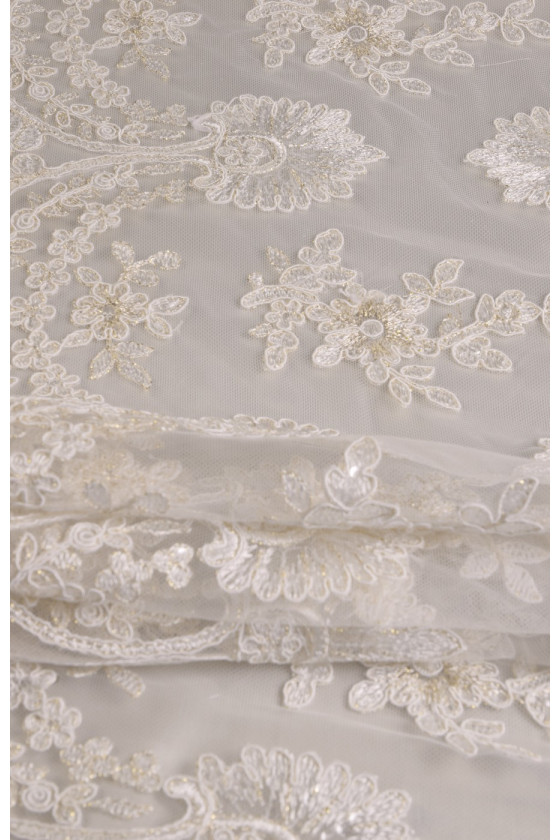 Lace with lurex coupon