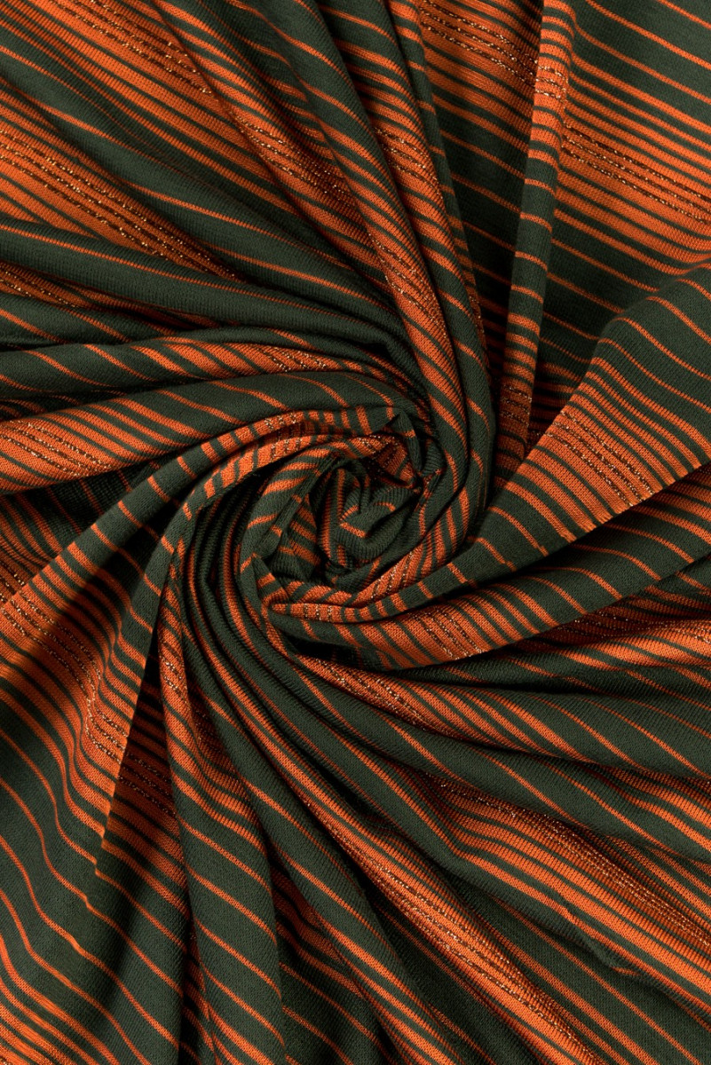 Knit striped with lurex