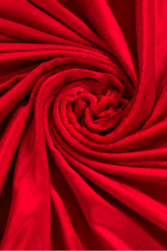 Veluria/red polyester
