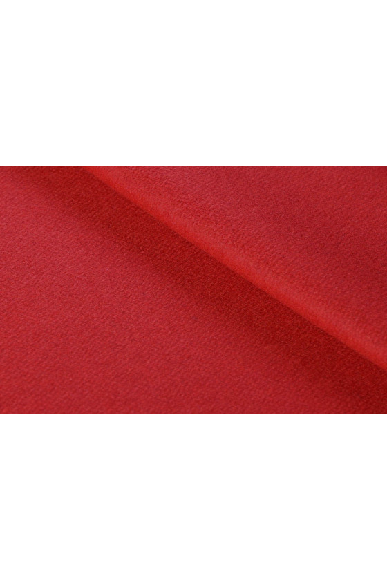 Tkanina płaszczowa wełna czerwona