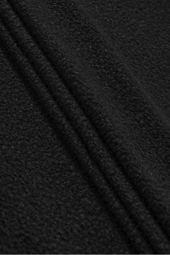 Tkanina płaszczowa boucle czarna