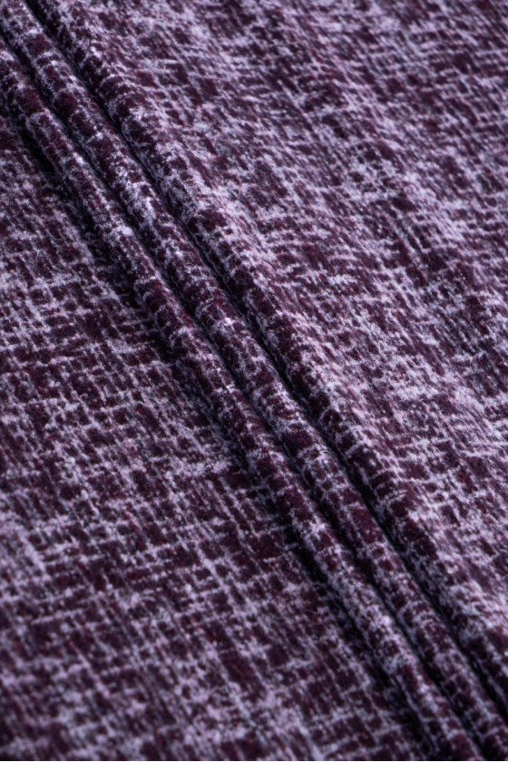 Violet wool fabric