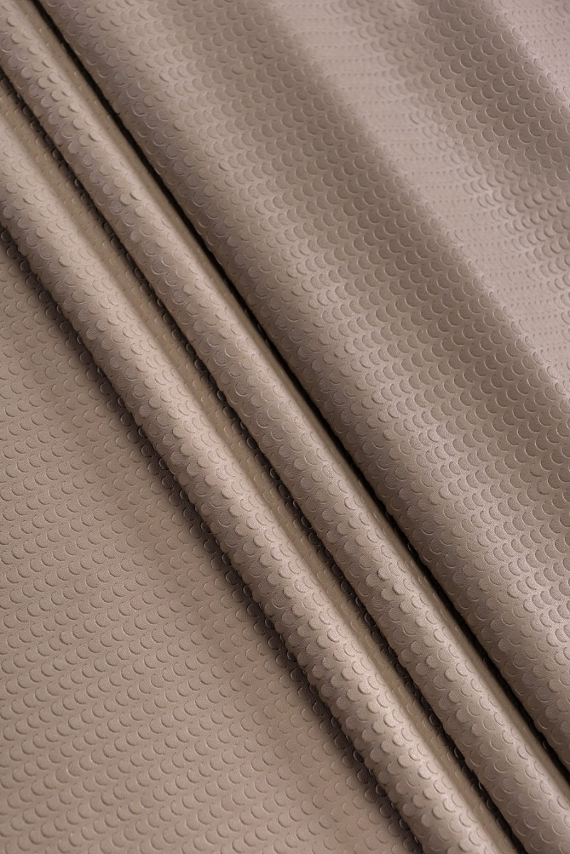 Eco-leather fish scales beige