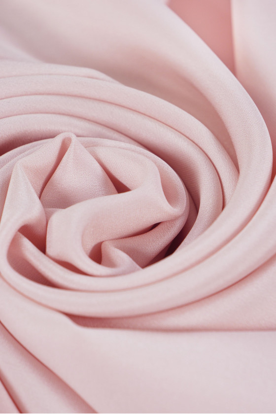 Jedwab sukienkowy cadi różowy