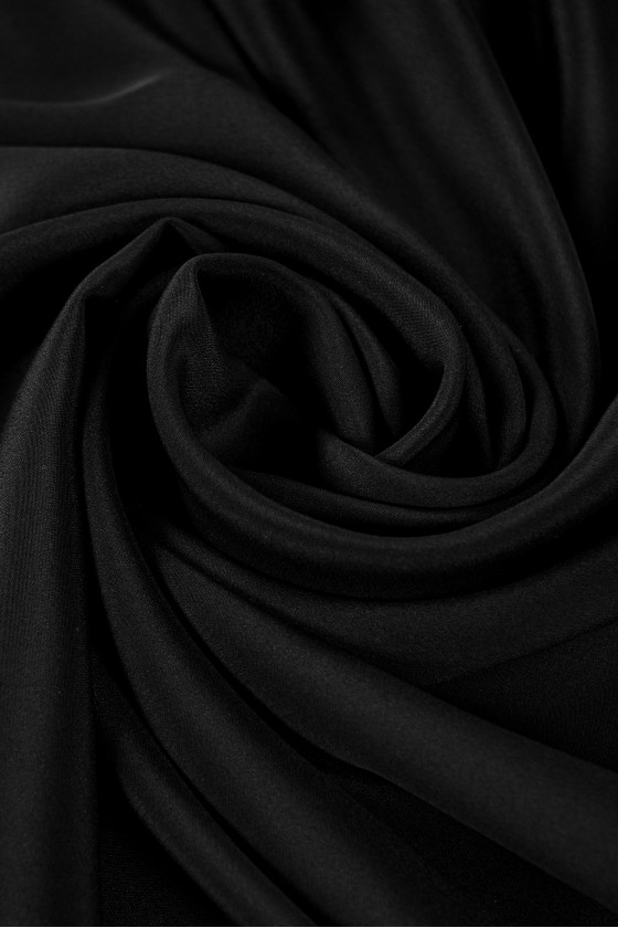 Jedwab sukienkowy cadi czarny