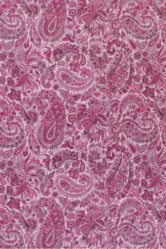 Bawełna - różowa we wzory