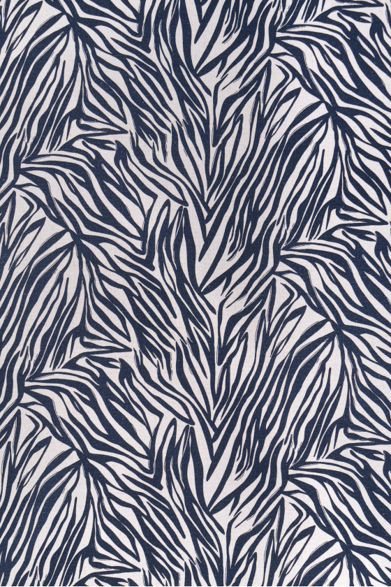 Wiskoza with a bottom - navy blue pattern