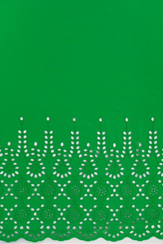 Batyst z haftem - zielony