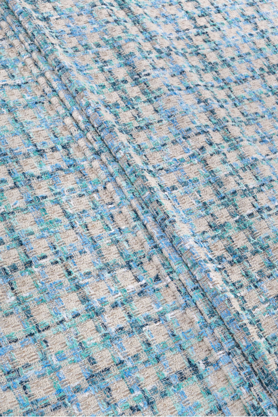 Checkered chanel fabric