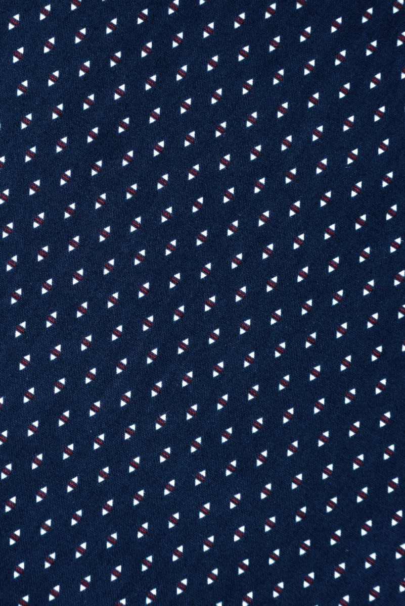 Shirt cotton "eyelets"