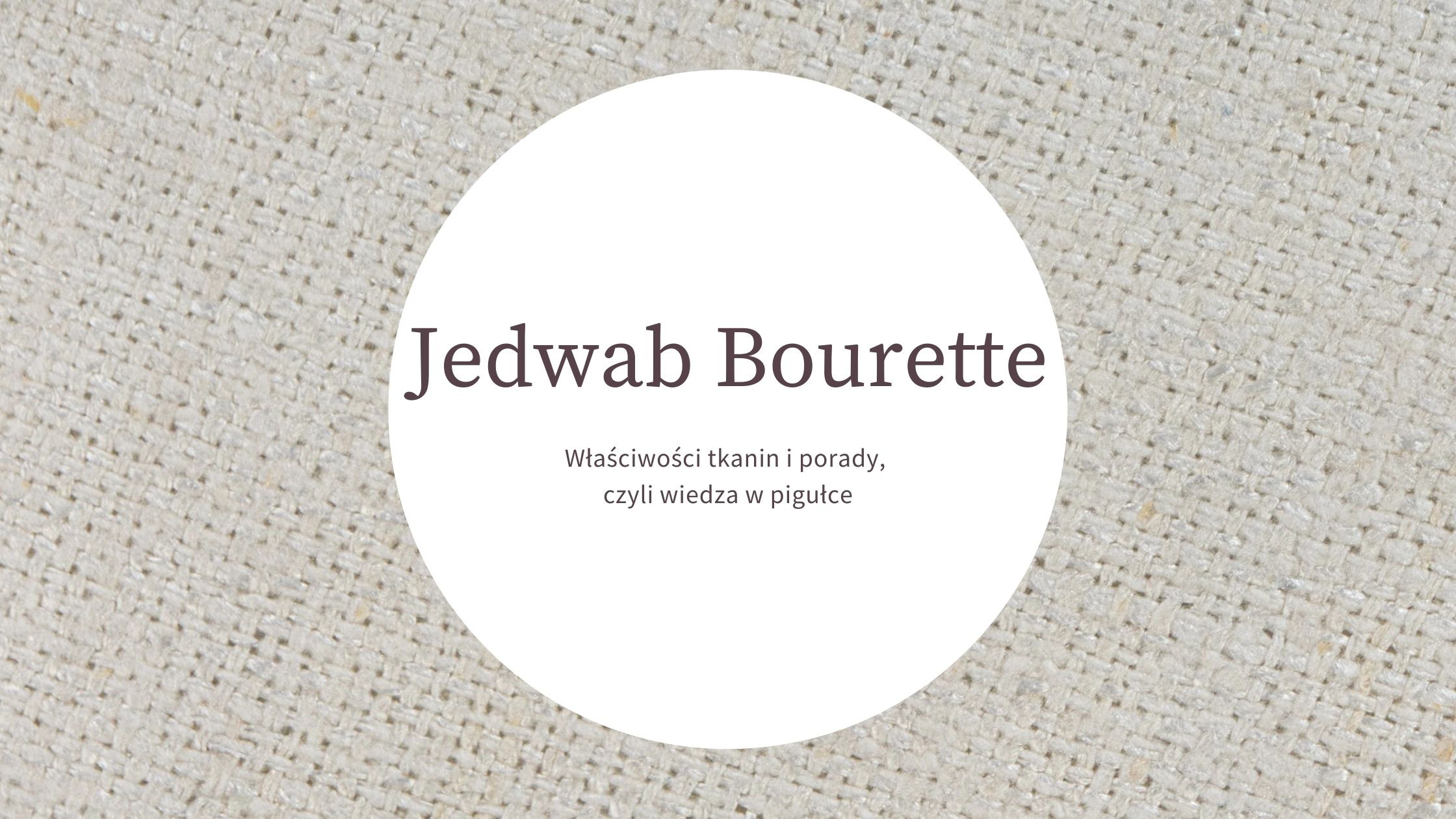 Jedwab Bourette
